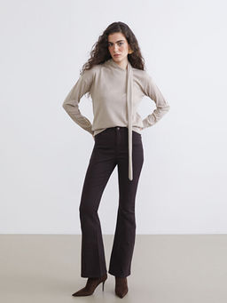 Flare Kad?n Jean Pantolon