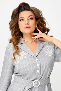 Платье FITA 5071 серый ледник