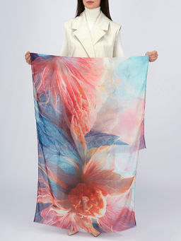 Палантин с рисунком в стиле арт-деко