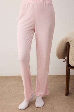 Pembe Kalp Bask?l? Fitilli Orme Pijama Tak?m? THMAW26PT00155 - Trendyolmilla фото 4