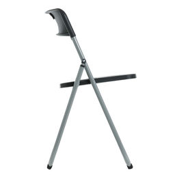 Стул складной 75×45×43 см, металл, пластик, чёрный