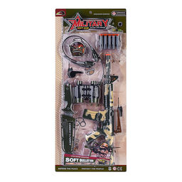 Набор военного "Барс" с полимерными пулями, на листе