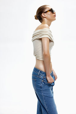 Slim Straight High Ankle Jeans - H&m фото 3