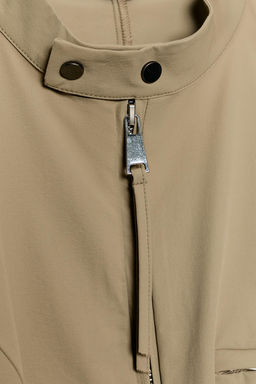 MONO CORTO CREMALLERA / Khaki oscuro - Zara фото 8