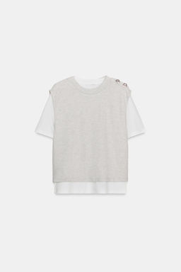 TOP WITH JEWEL DETAIL - Zara фото 7