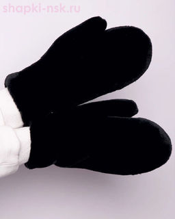 Lux Варежки женские флис экомех норка