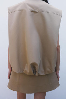 ZW COLLECTION OVERSIZE WAISTCOAT - Zara фото 10