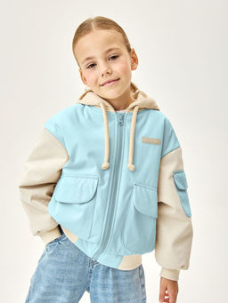 Куртка 4м5626 мята/кешью