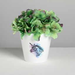 Цена за 2 шт. Кашпо для цветов «Единорог», 0.8 л, 11×12 см