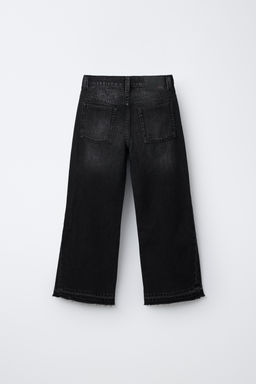 JEANS FLARE DESFLECADO / Negro - Zara фото 2