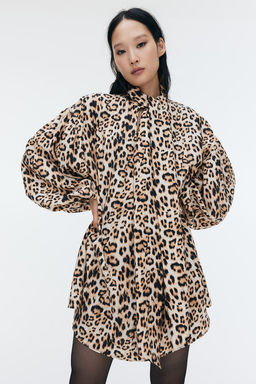 Minivestido con lazada - H&m фото 3