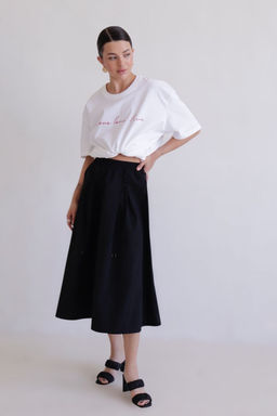 Martichelli Юбка чёрная  фото 4