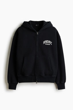Chaqueta sudadera con estampado Oversized Fit