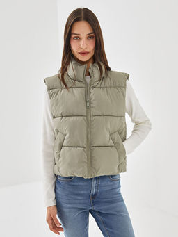 Dik Yaka Kad?n ?i?me Yelek