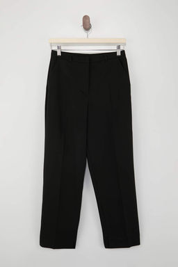 Siyah Premium Saten Yuzeyli Cigarette Kumas Pantolon TWOSS26PL00030