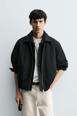 TEXTURED TWILL JACKET - Zara фото 2