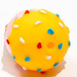 Игрушка пищащая Эскимо для собак, 14 см, жёлтая - Пижон фото 3