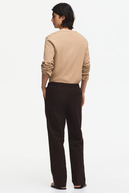 Pantal?n en mezcla de lino Regular Fit - H&m фото 11