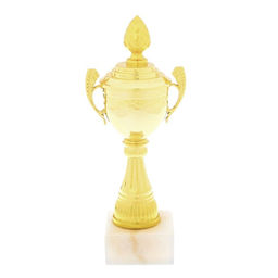 Кубок 124D, зол., подставка камень, 21 8.5 6.8 см