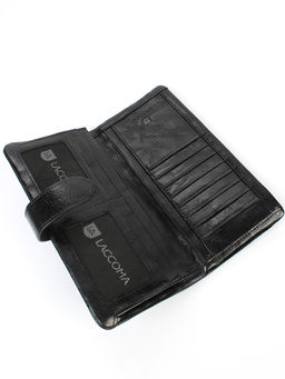 LACCOMA клатч V165-5-38-черный натуральная кожа