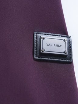 Куртка женская гибридная стёганая с капюшоном с графеновой подкладкой темно-фиолетового цвета 9626_1TF