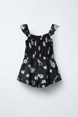 FLORAL SHORT PLAYSUIT