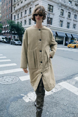 ZW COLLECTION FADED COTTON BLEND JACKET - Zara фото 7