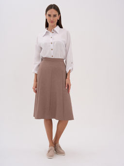 льняная юбка ЛЕН с ВИСКОЗОЙ