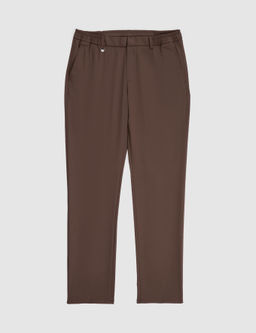 Kahverengi Slim Fit Klasik Jogger Pantolon