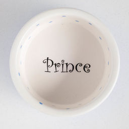 Миска керамическая "Prince" 100 мл малая 8,5 х 3,5 см, голубая