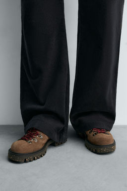 LEATHER SHOES WITH HOOKS - Zara фото 7