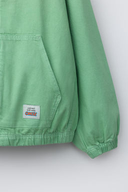 CAZADORA CAPUCHA ETIQUETA / Verde - Zara фото 7