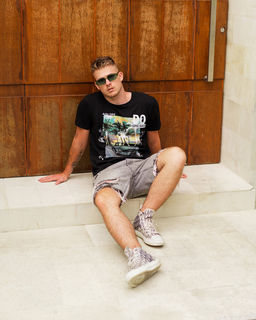 Футболка мужская из хлопка FM008 - Sahar art lab фото 8