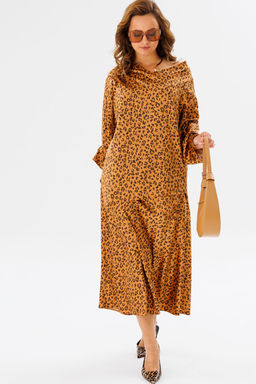 Костюм Anastasia 1158 золото (анималистический принт)