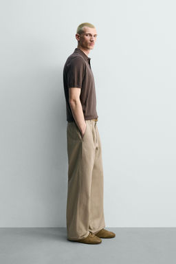 POLO PUNTO REGULAR FIT / Marr?n - Zara фото 4