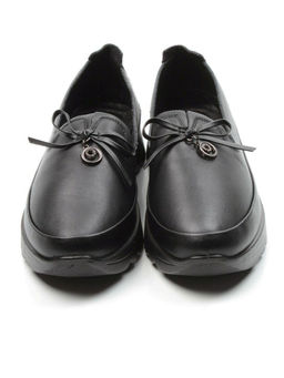 03-5302 BLACK Полуботинки женские (натуральная кожа)