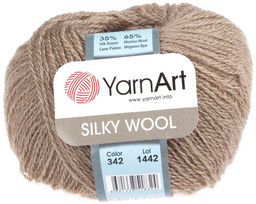 Силки вул (Silky wool) пряжа YarnArt 65% шерсть мериноса 35% искуственный шелк 10х25г/190м