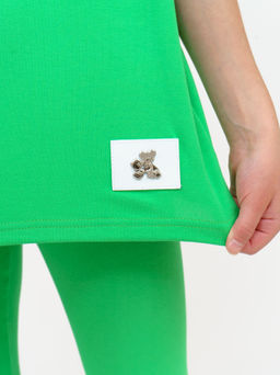 949Д Костюм с леггинсами "Зеленый"