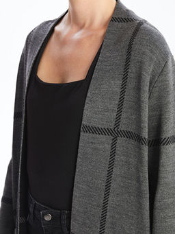 ?al Yaka Ekose Uzun Kollu Kad?n Triko H?rka