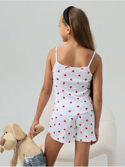 Пижама "Милашка" Белый с шортами