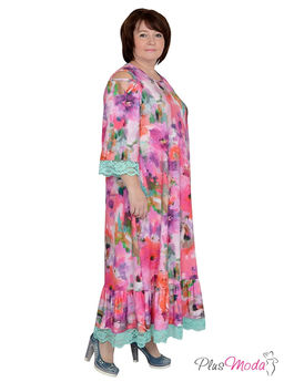 Платье Модель №610 размеры 44-84 - Plusmoda фото 4