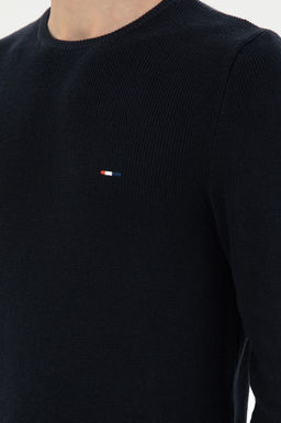 Мужской темно-синий базовый свитер Неожиданная скидка в корзине - U.s. polo assn фото 7