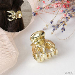 Заколка-краб для волос / XY2415-7 /уп 50/металл/золото - ГалеонТрейд фото 3