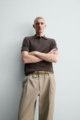 POLO PUNTO REGULAR FIT / Marr?n - Zara фото 7