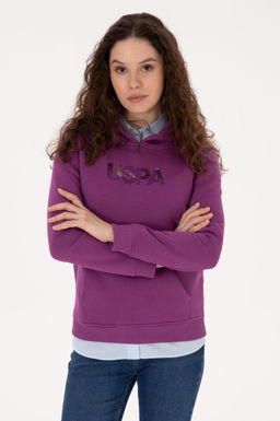 Kad_n Menek_e Kap__onlu Basic Sweatshirt