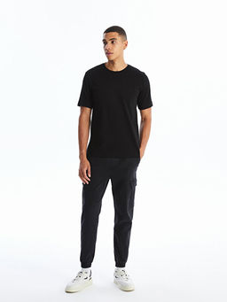 Bisiklet Yaka K?sa Kollu Penye Erkek Ti??rt - Waikiki фото 2