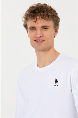 Мужской белый базовый свитшот Неожиданная скидка в корзине