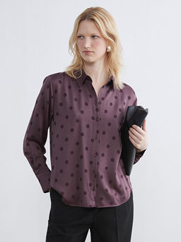 Puantiyeli Oversize Kad?n G?mlek