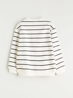 Bisiklet Yaka Erkek Bebek Sweatshirt