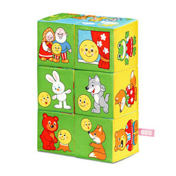 Мягкие кубики «Сказки в картинках», набор